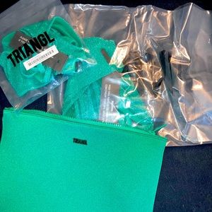 triangl maia bikini jaded sparkle